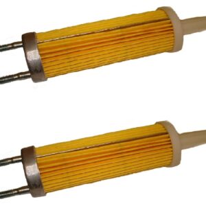 Diesel Fuel Filter Fits Yanmar L75AE L90AE L100AE Engine TWO pcs